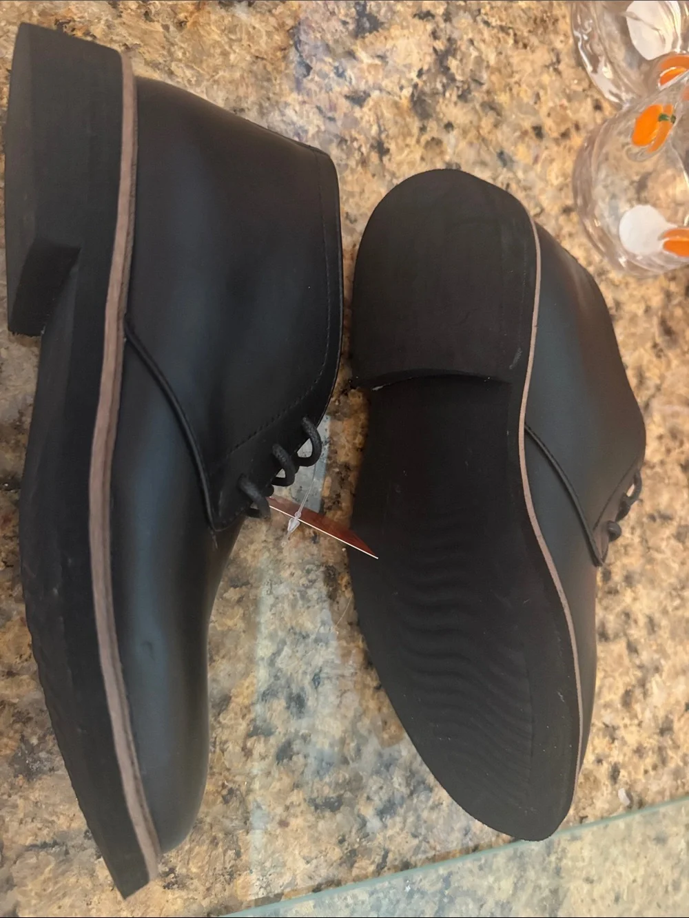 DEER STAGS Boy’s Black Lace-Up Dress Shoes